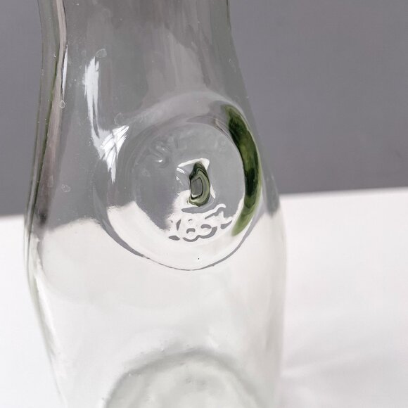 Embossed Paul Mason since 1852 Glass 7” Milk Bottle Jug Farmhouse Drink Jar VTG - Picture 7 of 13